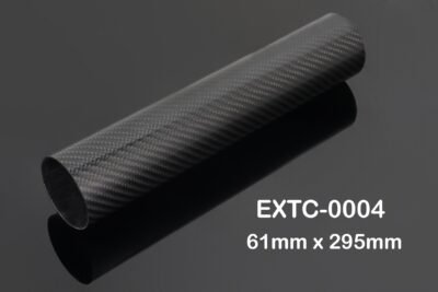 Tube, Carbon, Round, 61mm x 295mm