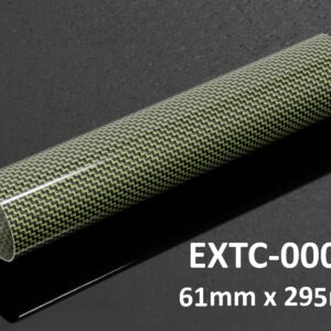 Tube, Carbon/Kevlar, Round, 61mm x 295mm