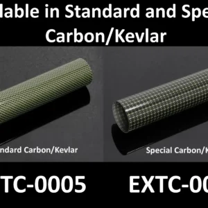 Tube, Carbon/Kevlar Special, Round, 61mm x 295mm