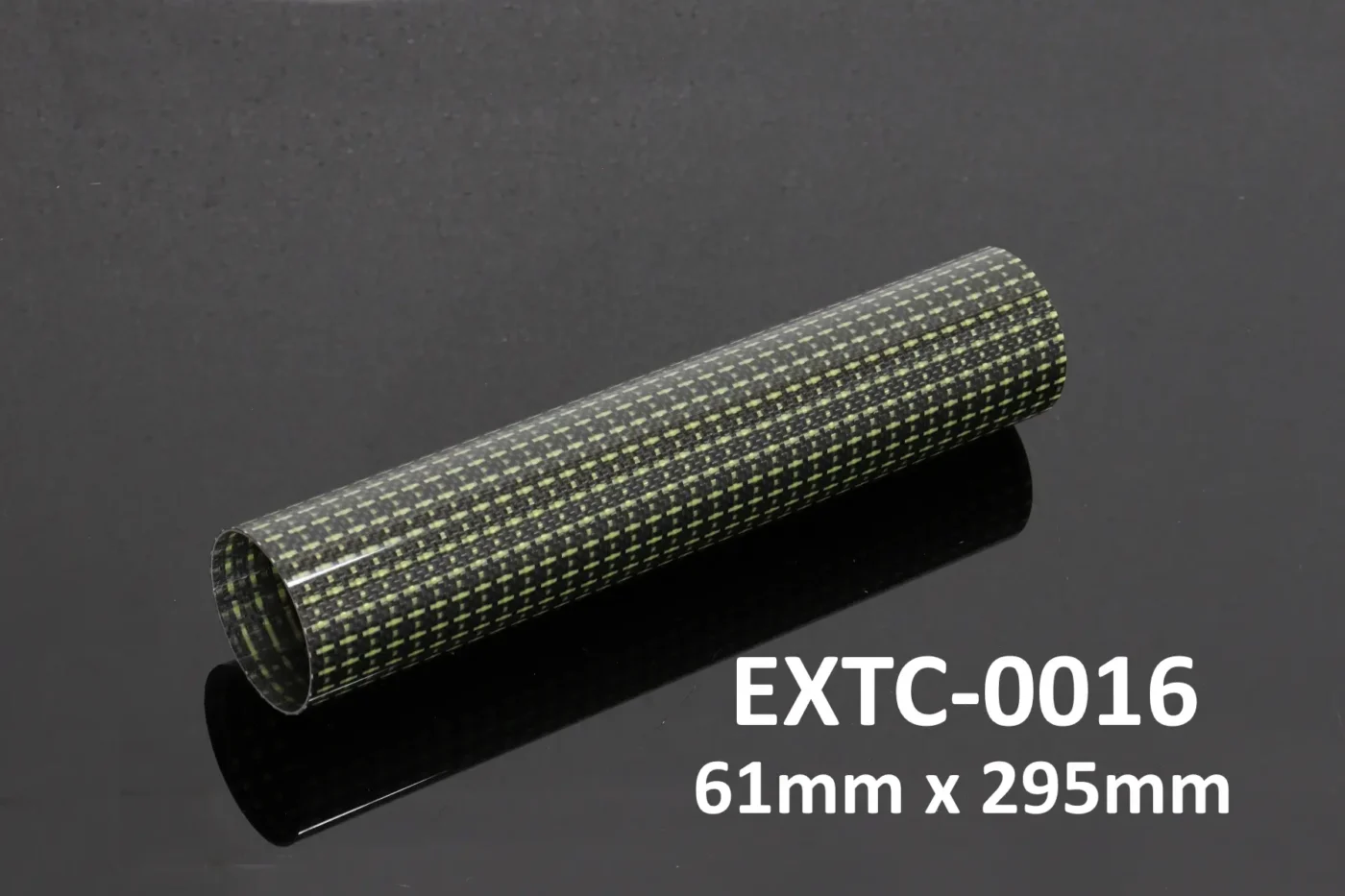 Tube, Carbon/Kevlar Special, Round, 61mm x 295mm