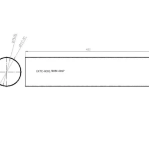 Tube, Kevlar/Carbon, Special, Round, 98.5mm x 450mm