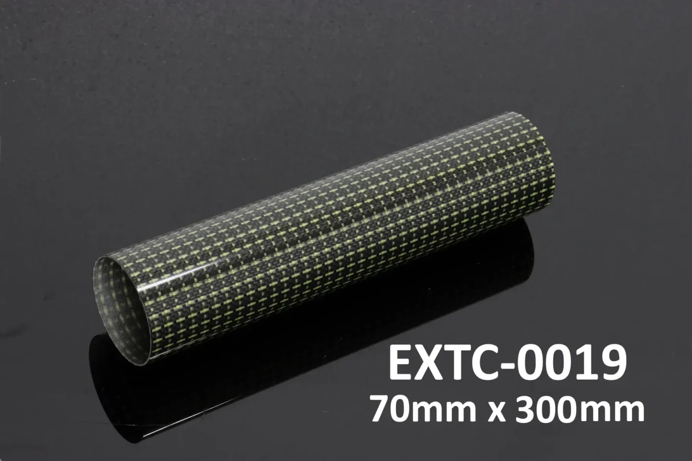Tube, Carbon/Kevlar Special, Round, 70mm x 300mm