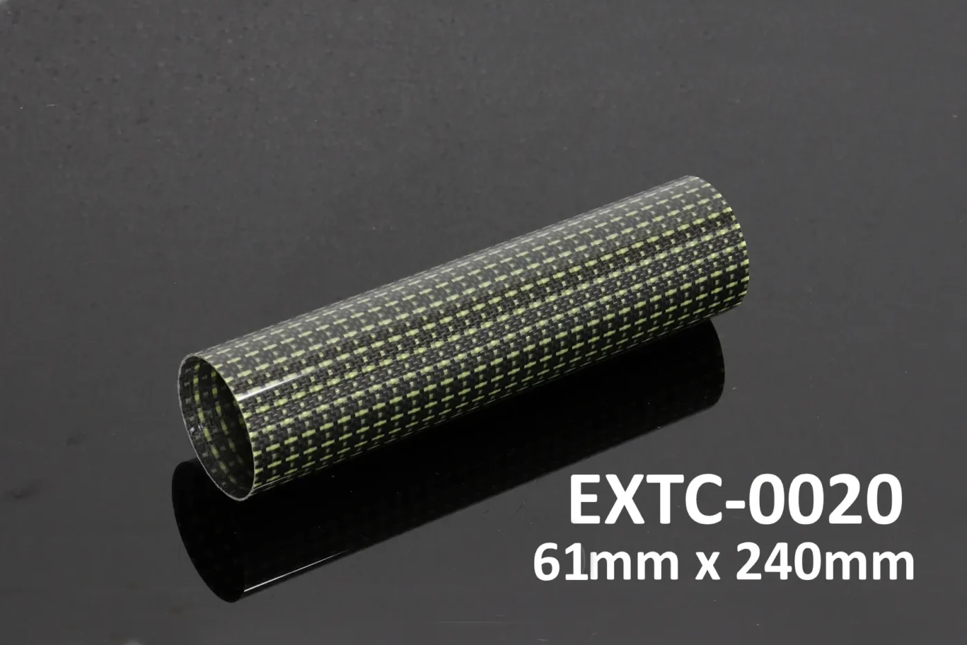Tube, Carbon/Kevlar Special, Round, 61mm x 240mm