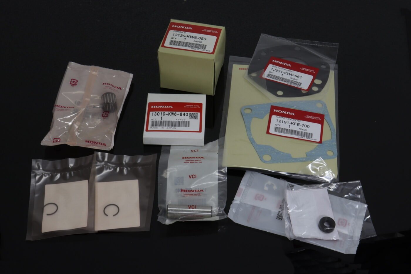 Top End Rebuild Kit, NSR150SP, Assy.
