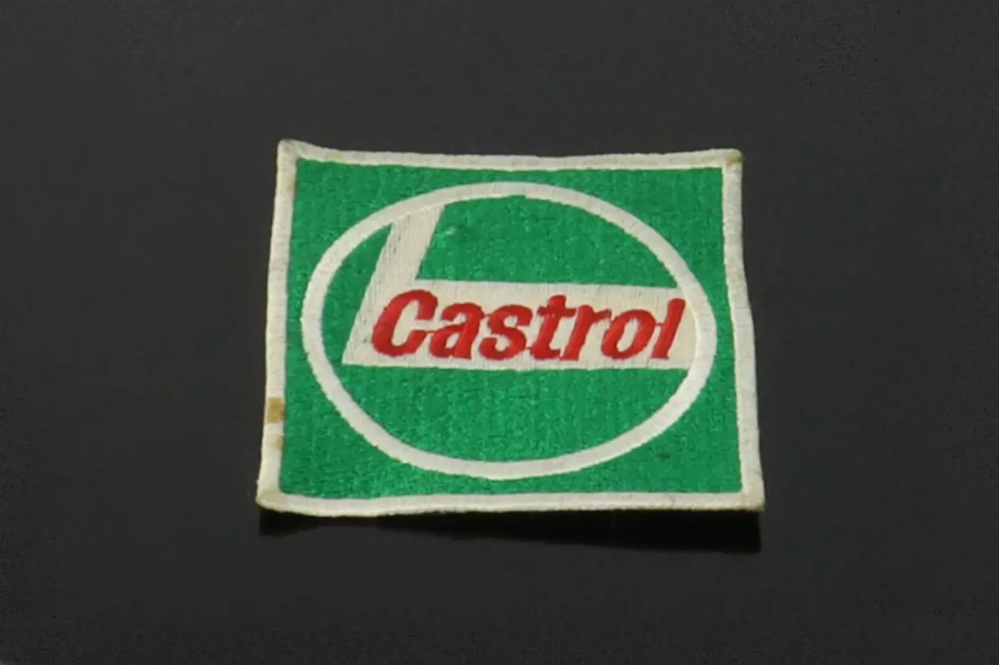 Vintage embroidered Castrol patch