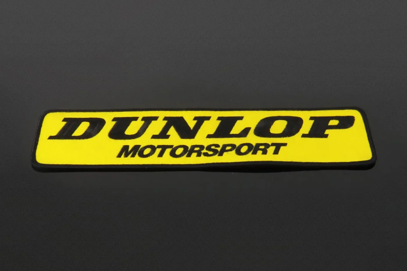 Vintage embroidered Dunlop patch