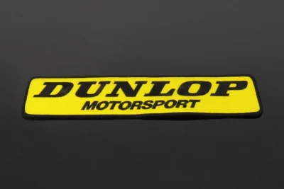 Vintage embroidered Dunlop patch