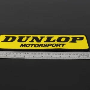 Vintage embroidered Dunlop patch