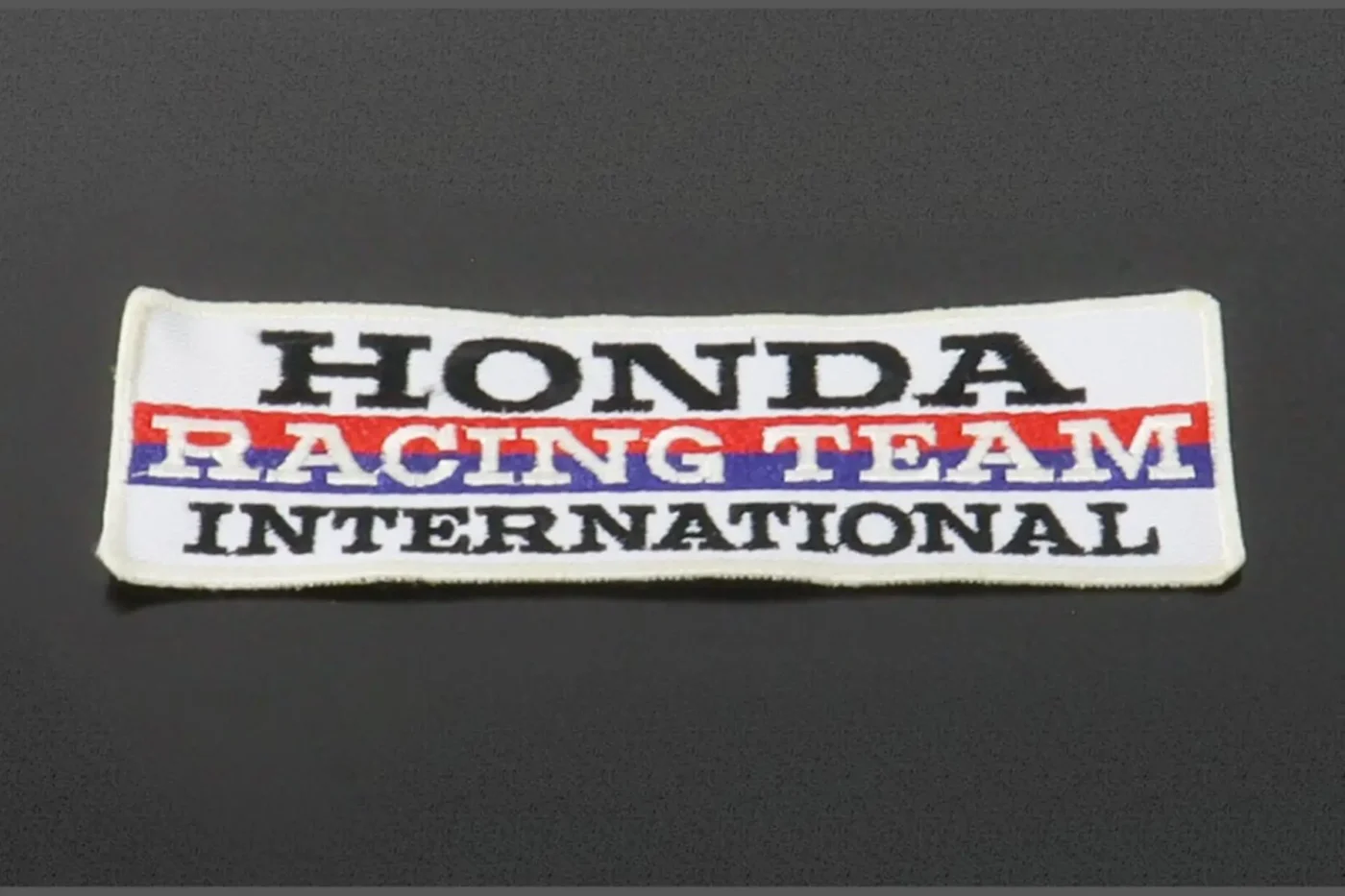 Vintage embroidered Honda Racing Team patch (13 cm)
