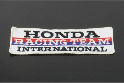 Vintage embroidered Honda Racing Team patch (13 cm)