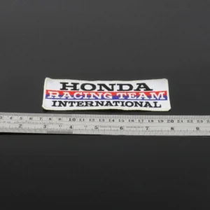 Vintage embroidered Honda Racing Team patch (13 cm)