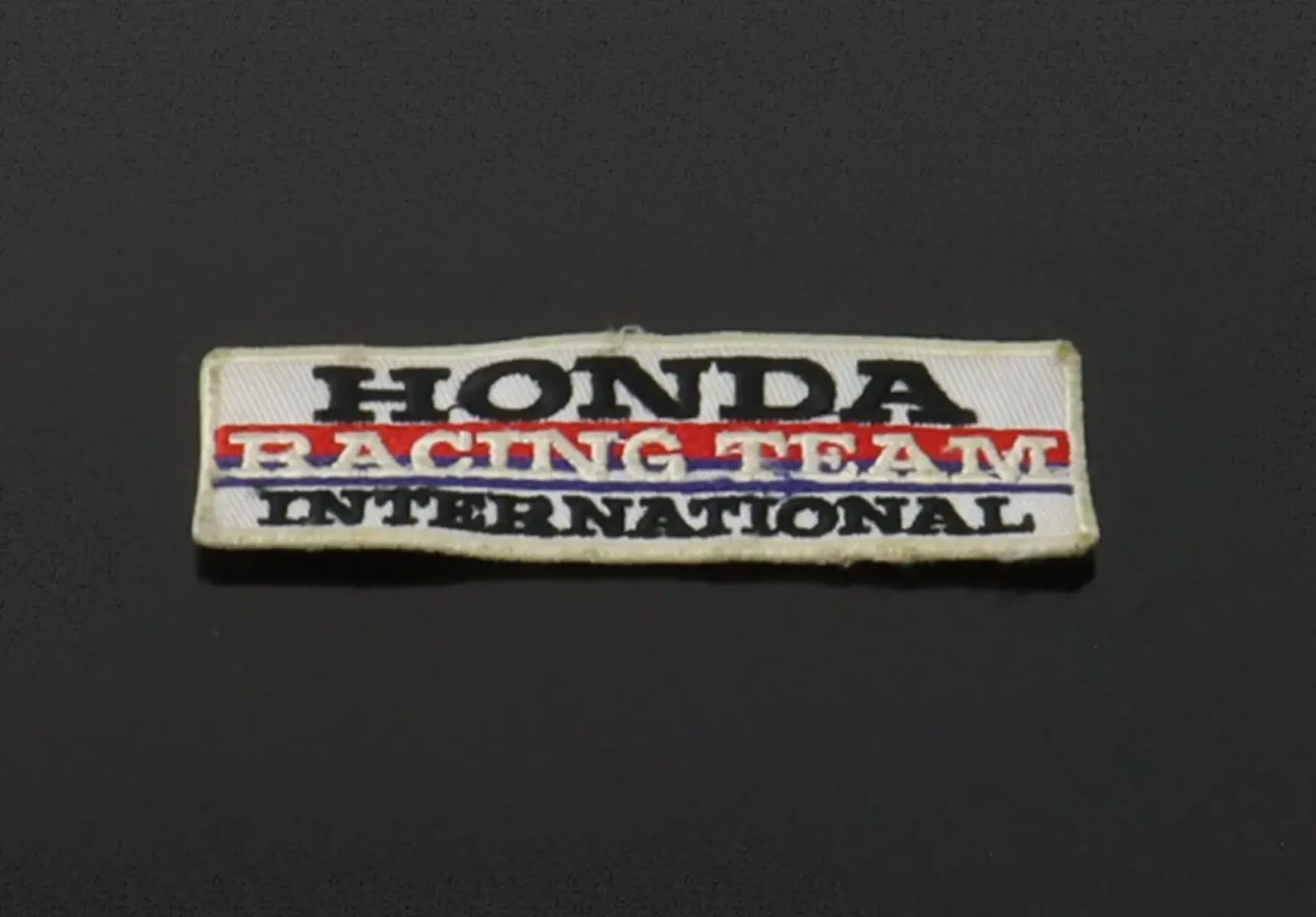 Vintage embroidered Honda Racing Team patch (9 cm)