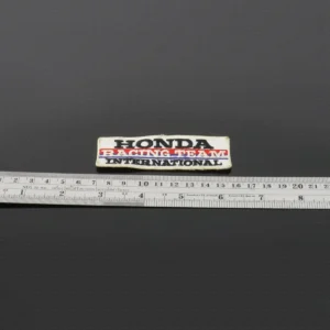 Vintage embroidered Honda Racing Team patch (9 cm)
