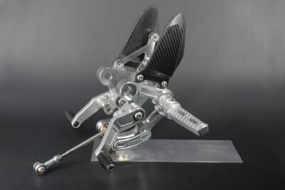 Racing Rear Set Kit, Adjustable, Silver, Monkey 125