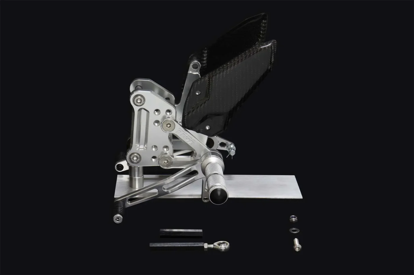 Racing Step Kit, (Adjustable), Quick Shift, Silver Ninja ZX-4R