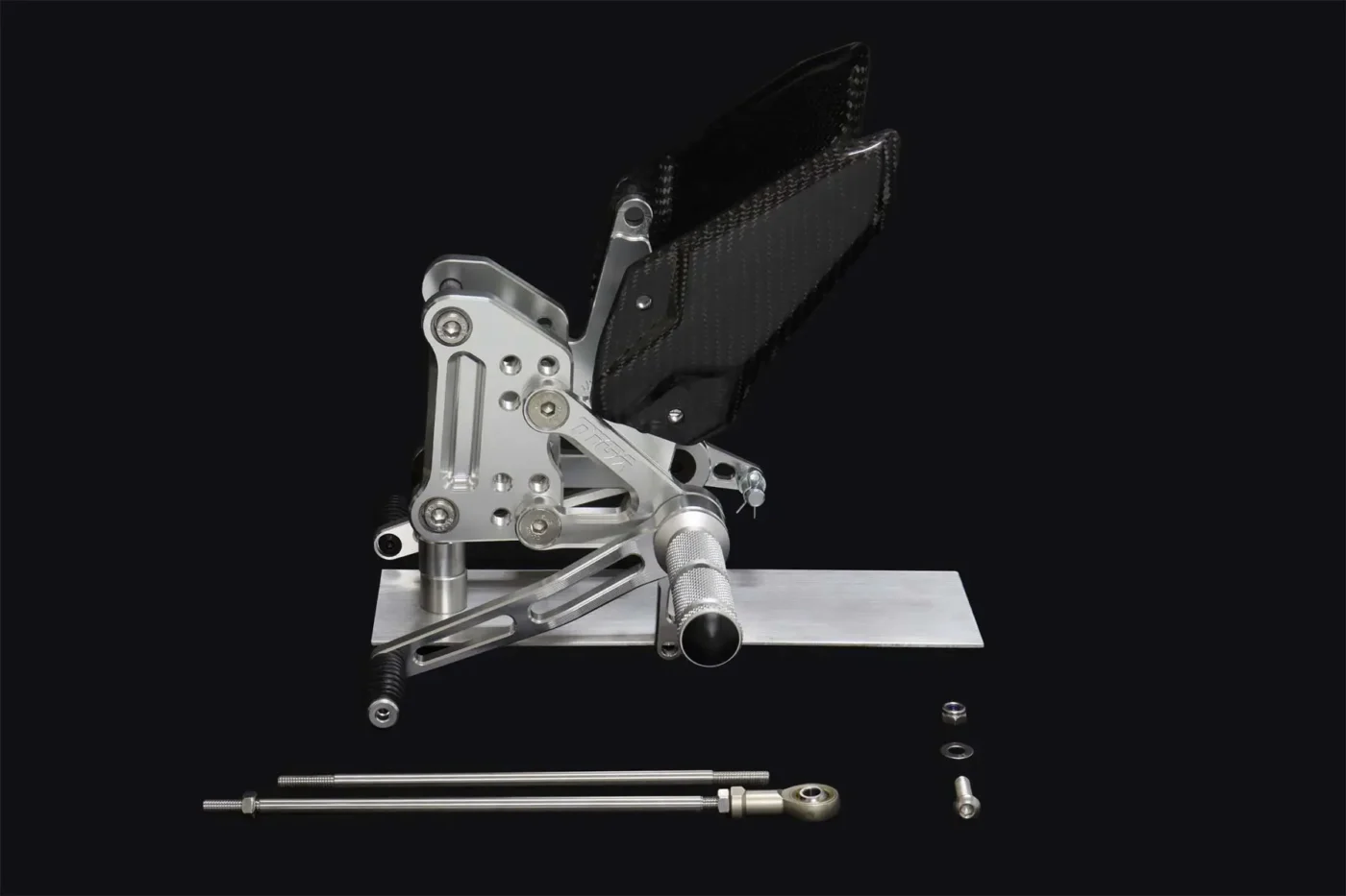 Racing Step Kit, (Adjustable), Normal Shift, Silver, Ninja ZX-4R(R)
