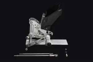 Racing Step Kit, (Adjustable), Normal Shift, Silver, Ninja ZX-4R(R)