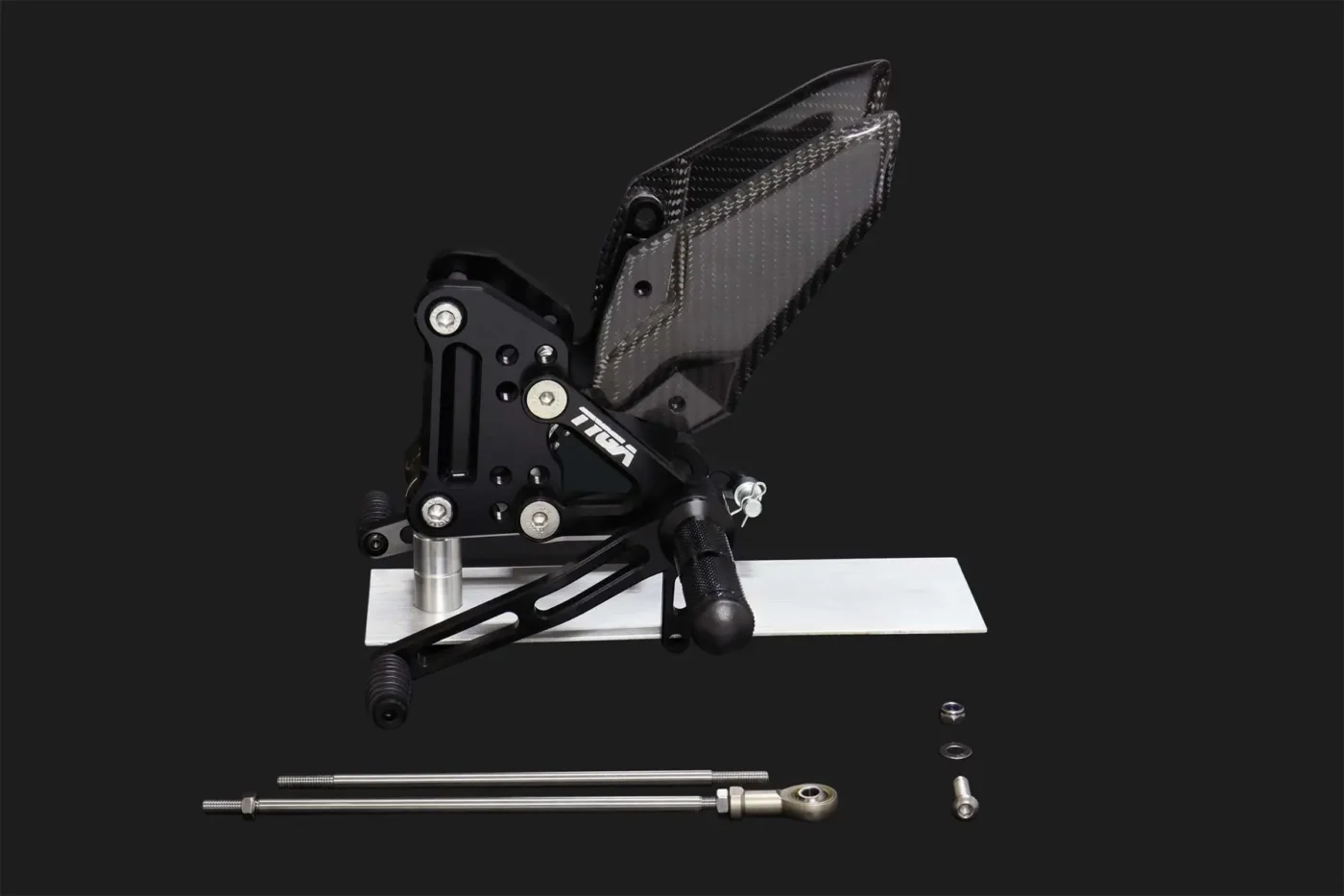 Racing Step Kit, (Adjustable), Normal Shift, Black, Ninja ZX-4R(R)