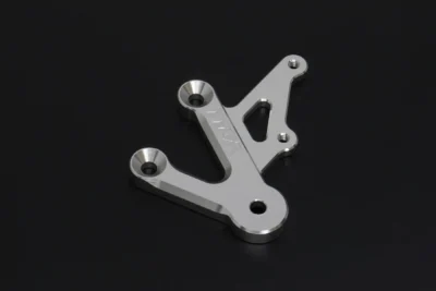 TYGA Step Kit Replacement Left Side Hanger, (Adj), Silver, ZX-4R(R), Assy