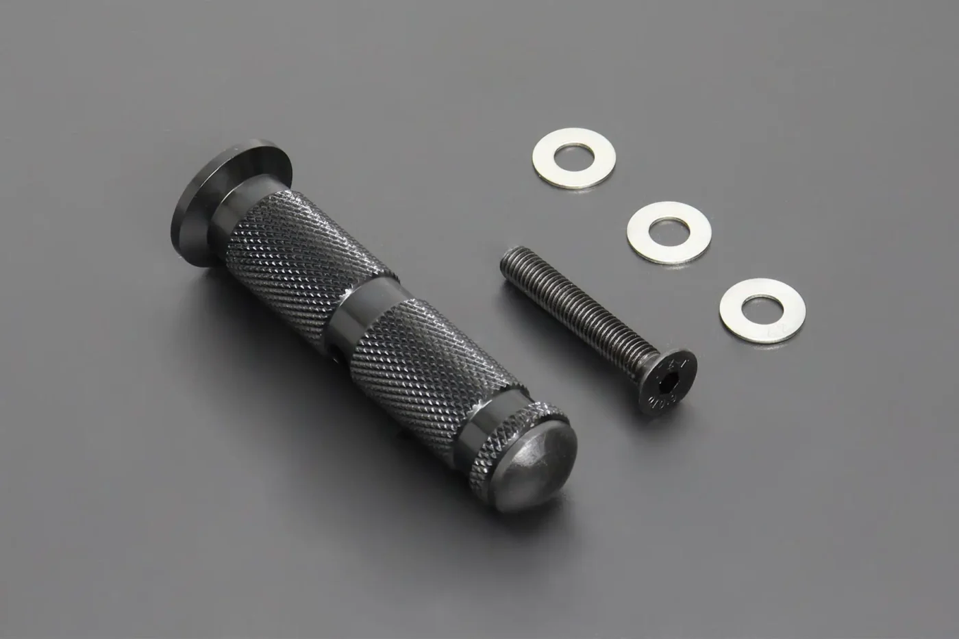 Tyga Step kit Replacement Foot Peg (Long type), Black, Assy.