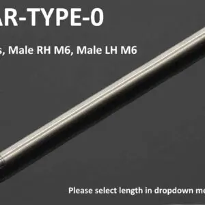 TYGA Step Kit Replacement Link Rod, Stainless, Male RH M6, Male LH M6