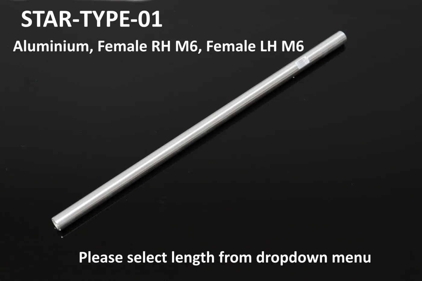 TYGA Step Kit Replacement Link Rod,Aluminium, Female RH M6, Female LH M6