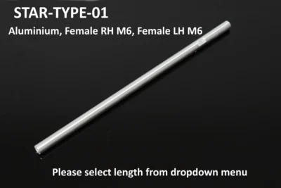 TYGA Step Kit Replacement Link Rod,Aluminium, Female RH M6, Female LH M6