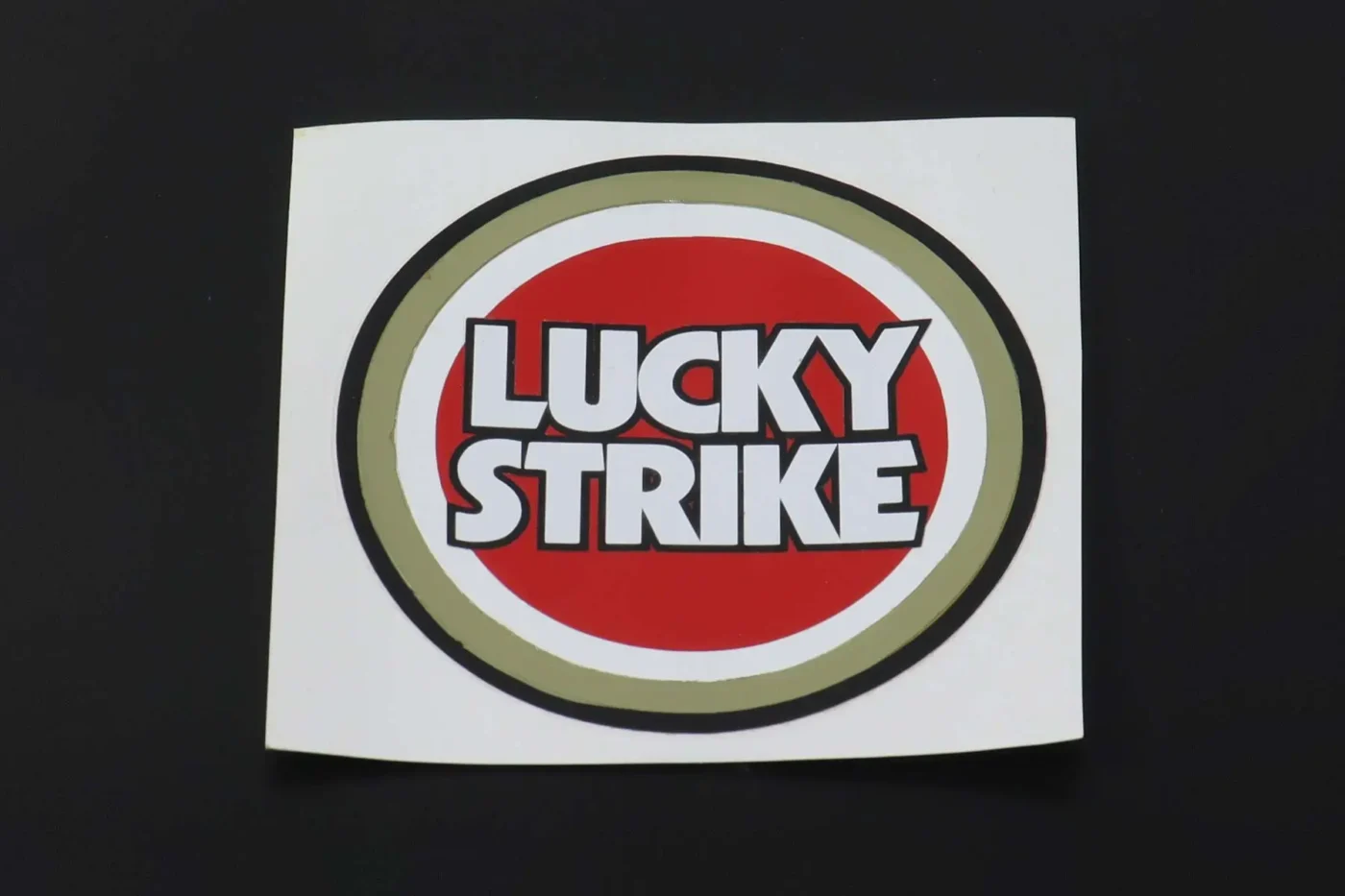 Decal, Lucky Strike, Round, (9.30cm)