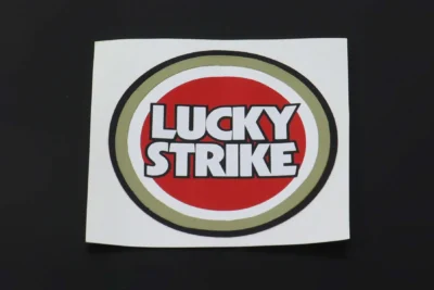 Decal, Lucky Strike, Round, (9.30cm)