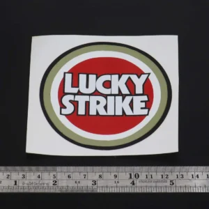 Decal, Lucky Strike, Round, (9.30cm)