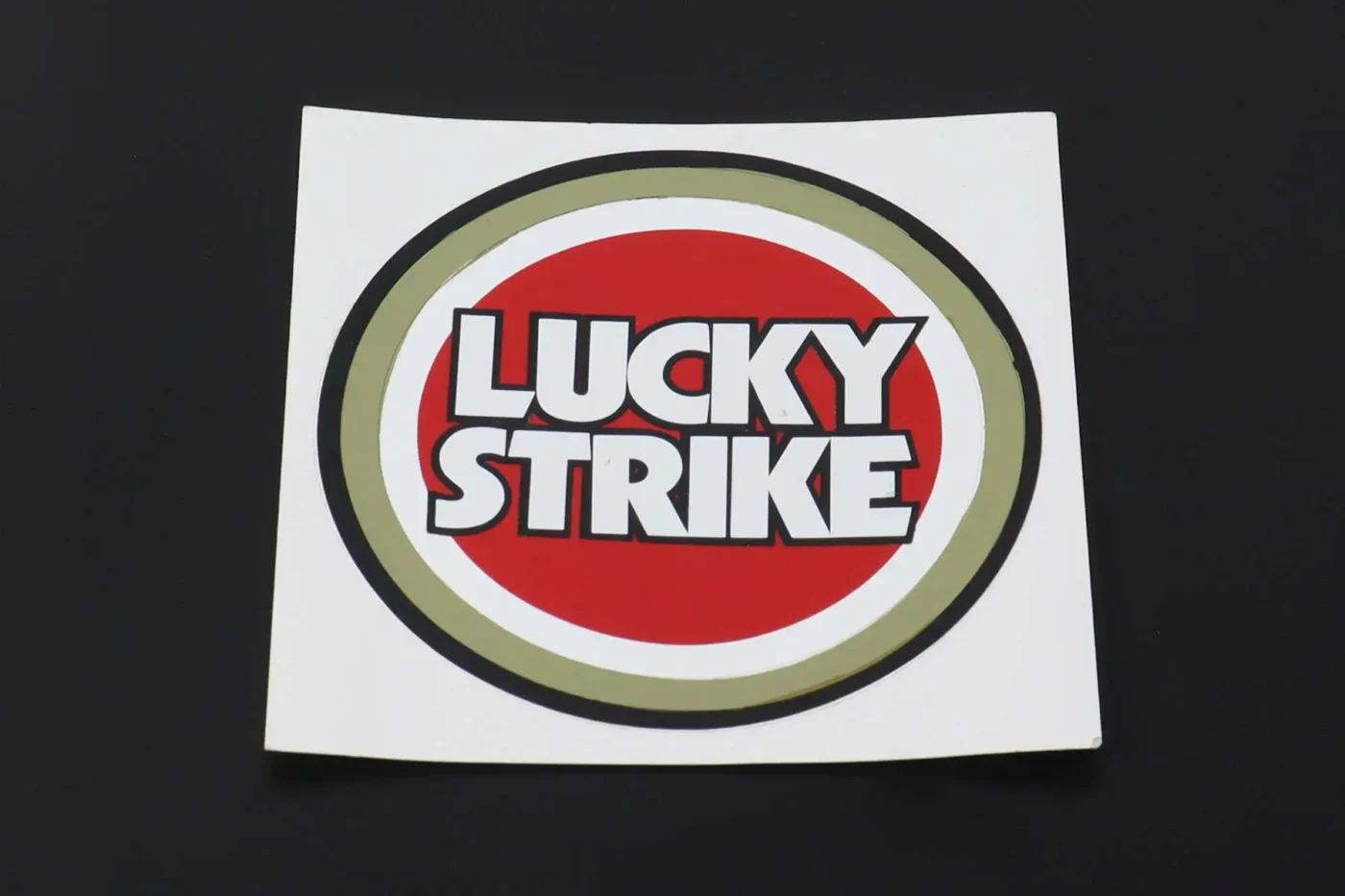 Decal, Lucky Strike, Round, (10.70cm)