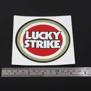 Decal, Lucky Strike, Round, (10.70cm)