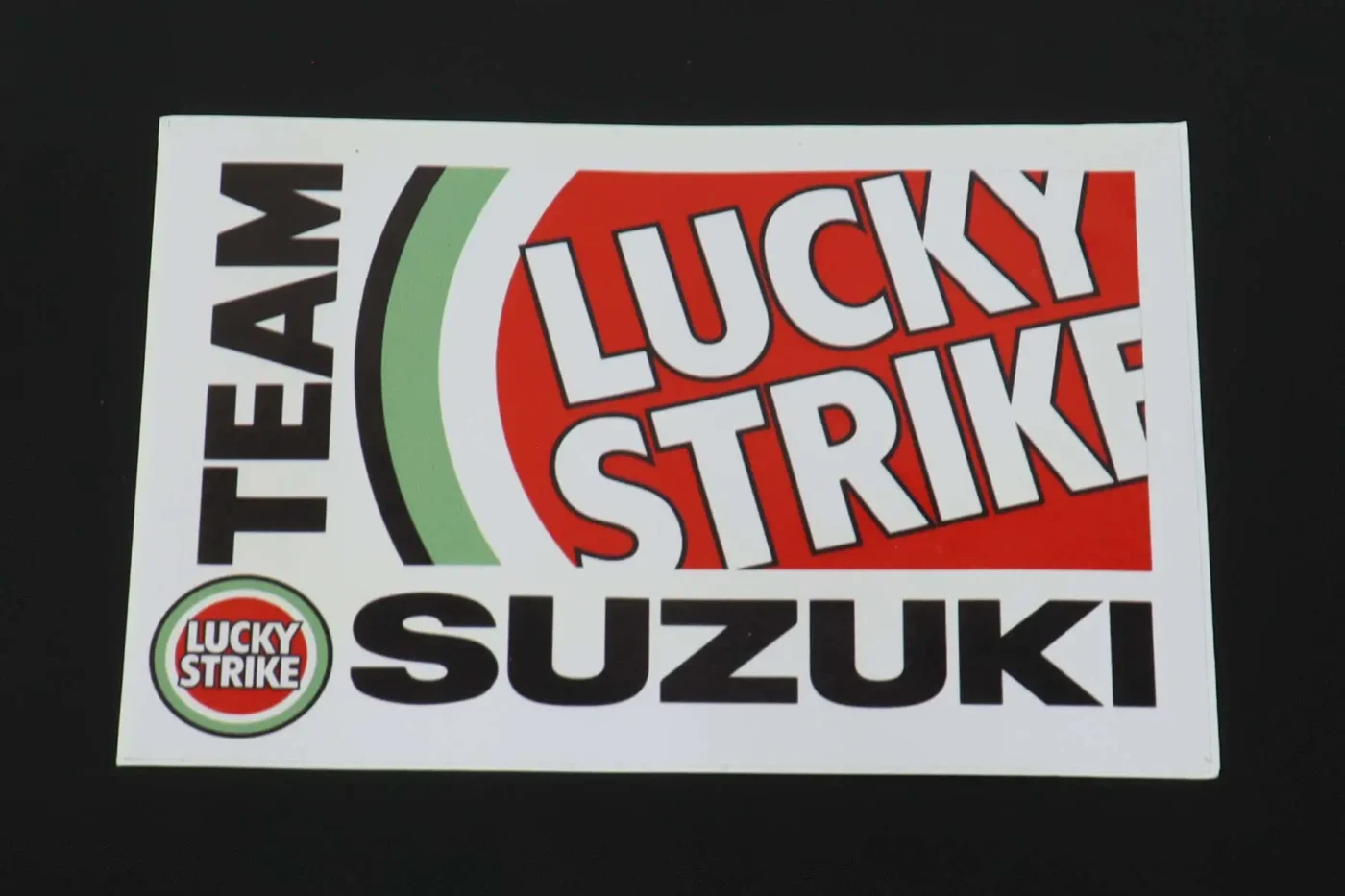 Decal, Team Suzuki Lucky Strike, Square, (13.50cm)