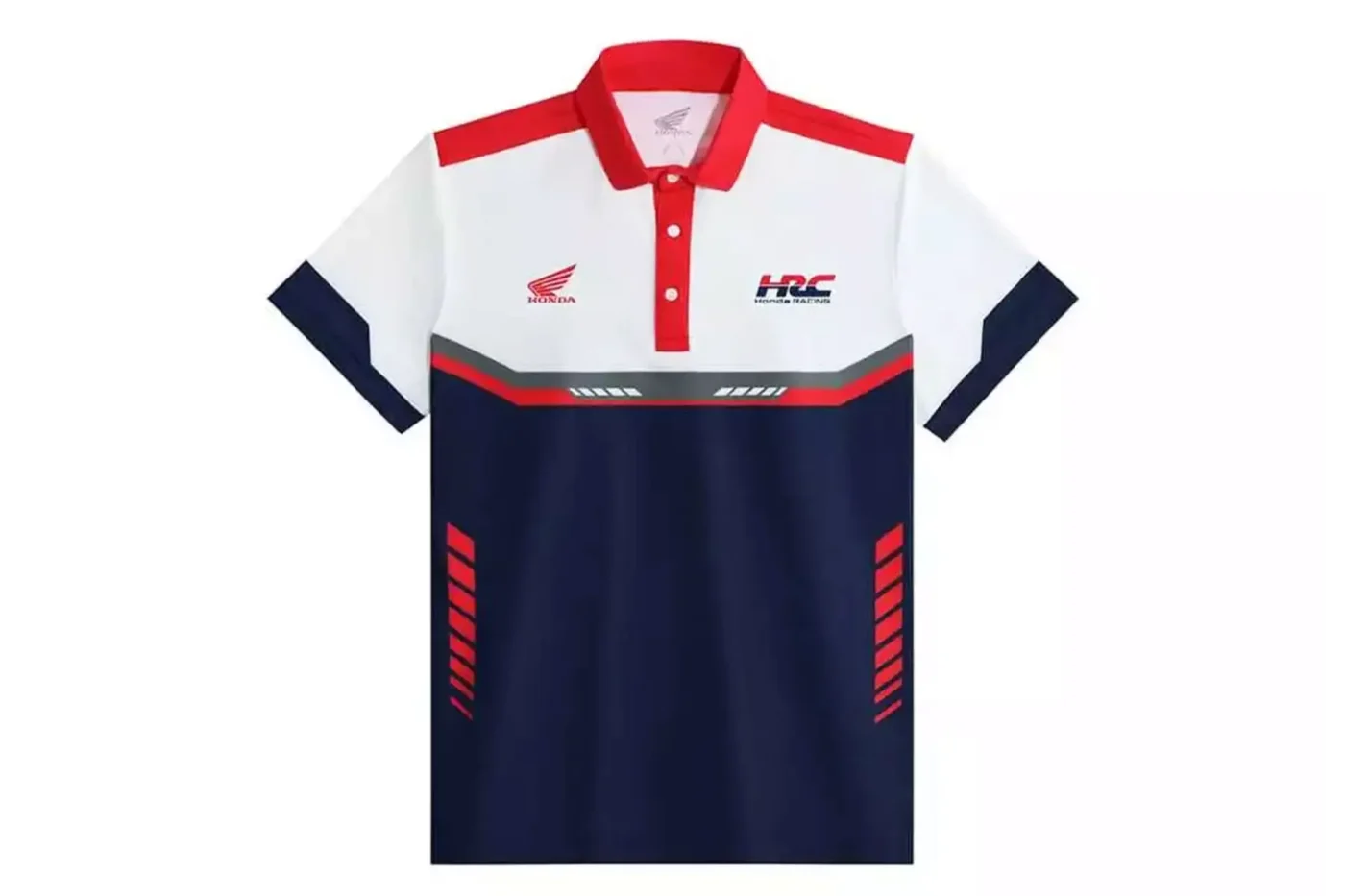 Honda, HRC, Polo, White, Men, Size: 2XL
