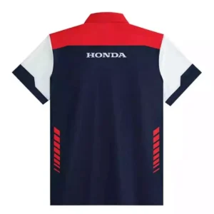 Honda, HRC, Polo, White, Men, Size: M