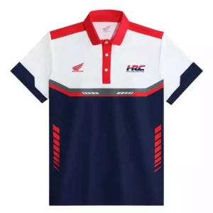 Honda, HRC, Polo, White, Men, Size: XL