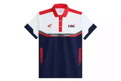 Honda, HRC, Polo, White, Men, Size: XL