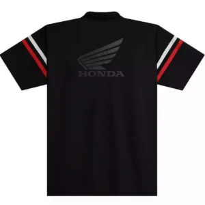 Honda, Polo, Black, Men, Size: 3XL