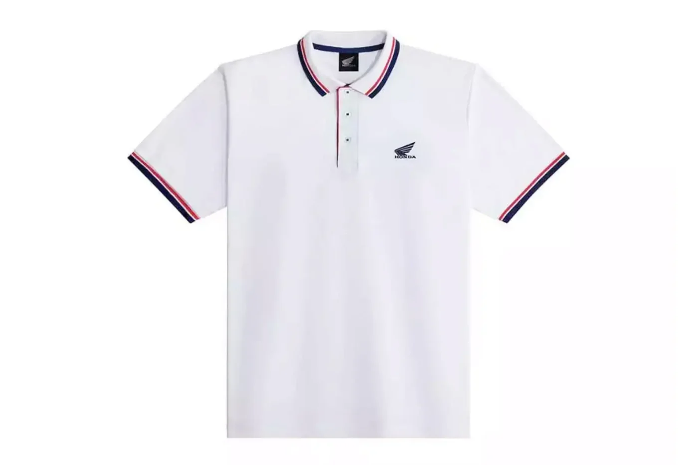 Honda, Polo, White, Men, Size: L