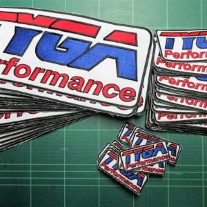 TYGA sew on patch, medium (13cm x 5.5cm)