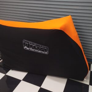 TYGA Bike Dust Cover, Black/Orange
