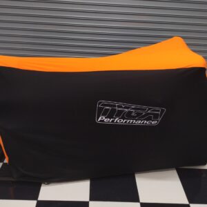 TYGA Bike Dust Cover, Black/Orange