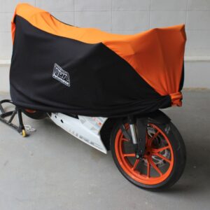 TYGA Bike Dust Cover, Black/Orange