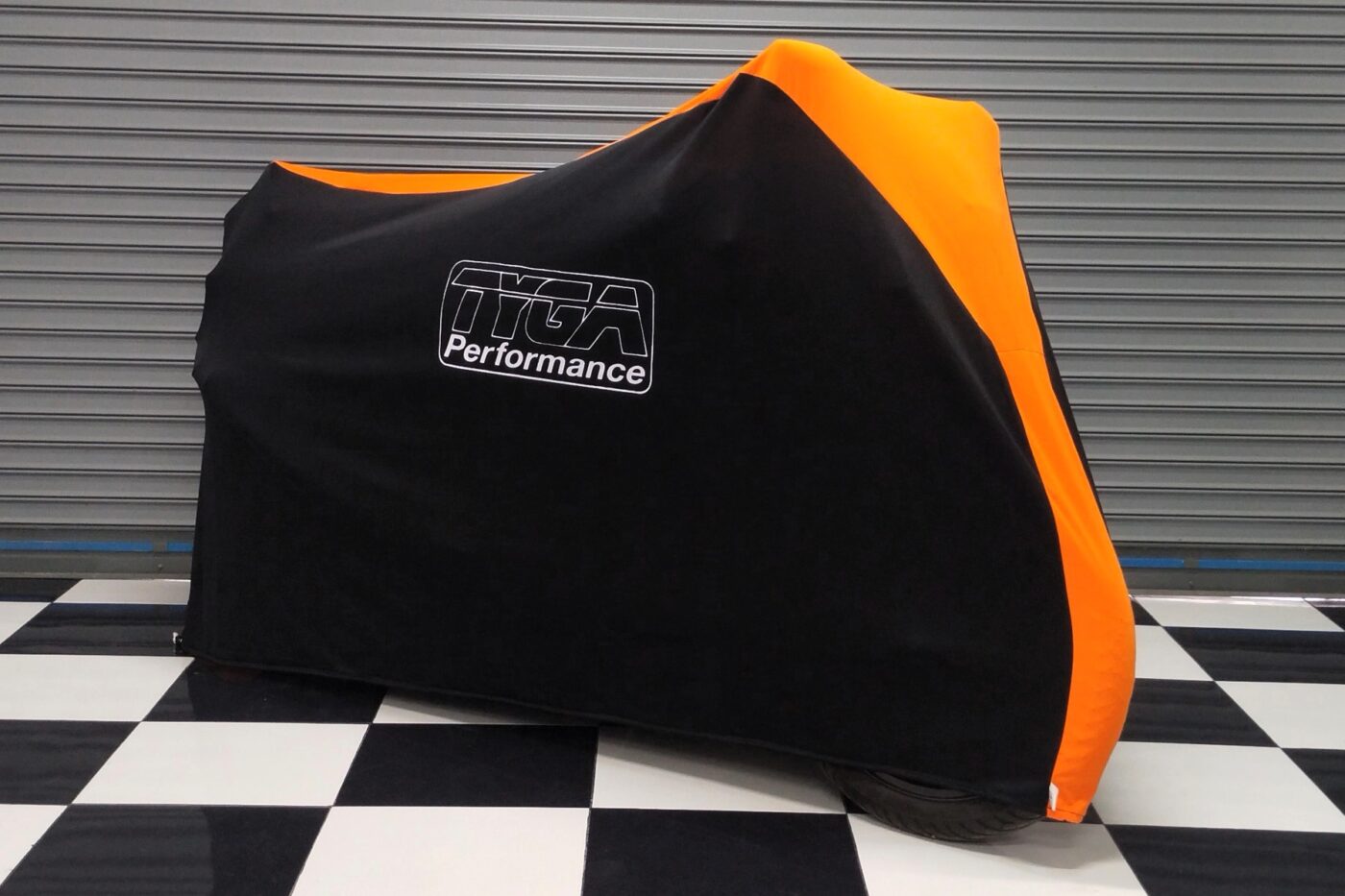 TYGA Bike Dust Cover, Black/Orange