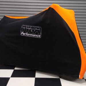 TYGA Bike Dust Cover, Black/Orange