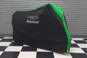 TYGA Bike Dust Cover, Black/Green