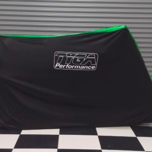 TYGA Bike Dust Cover, Black/Green