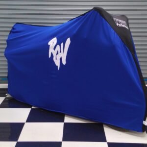 TYGA Bike Dust Cover, Blue/Black, Suzuki RGV (street)