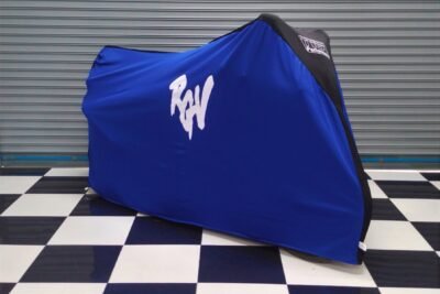 TYGA Bike Dust Cover, Blue/Black, Suzuki RGV (street)