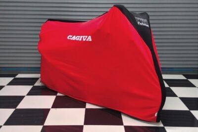 TYGA Bike Dust Cover, Red/Black, Cagiva